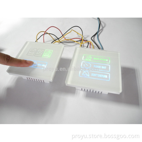 Smart hotel switch Hotel touch screen room status switch PY-RS01